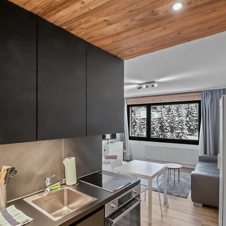 Studio Cosy Au Centre De Crans-Montana Exteriér fotografie