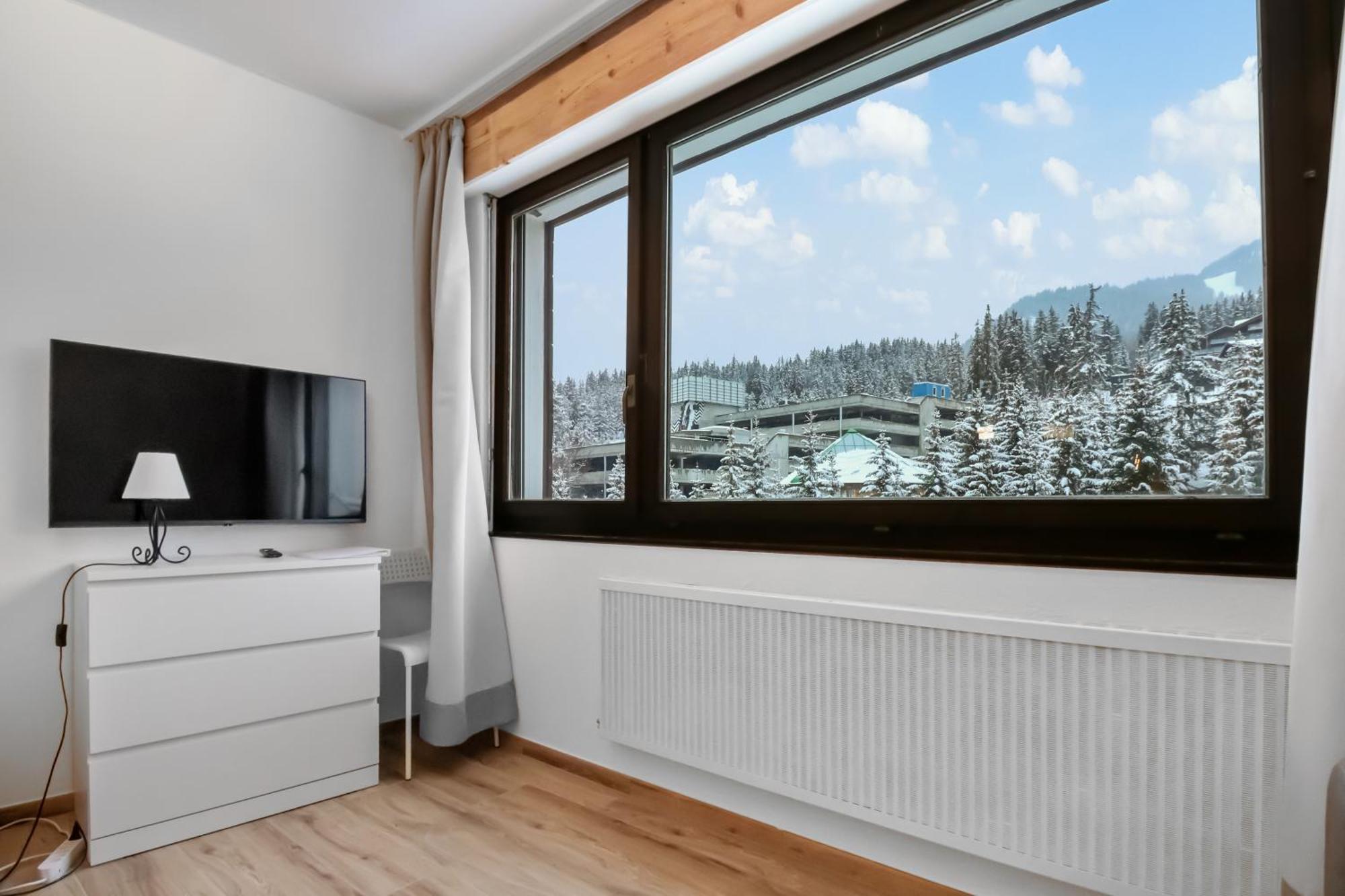 Studio Cosy Au Centre De Crans-Montana Exteriér fotografie